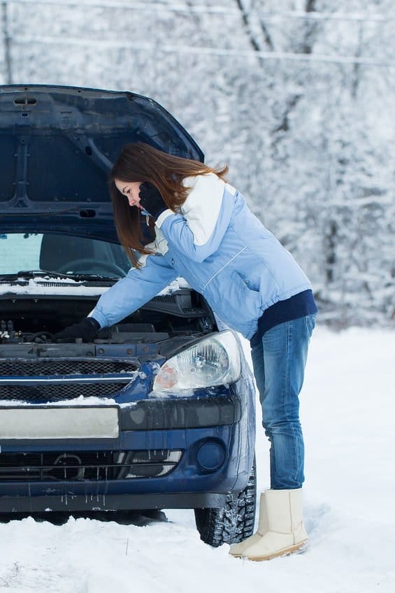 Une batterie se décharge l'hiver