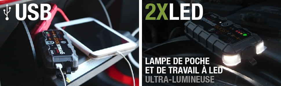 Booster batterie Noco GB40 lampe LED