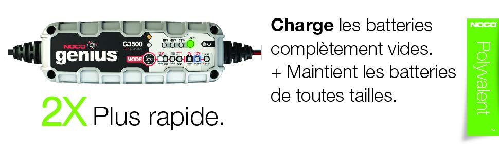 Notre avis sur le chargeur de batterie voiture et camping-car NOCO G3500 EU