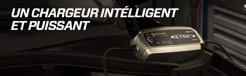 Chargeur de batterie automatique CTEK MXS 10 puissant