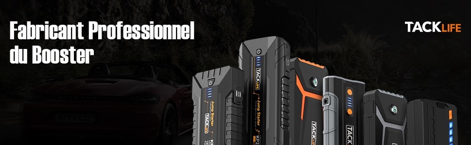 Les boosters de batterie Tacklife