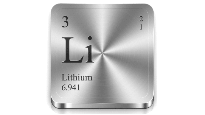 Lithium : caractéristiques élémentaires
