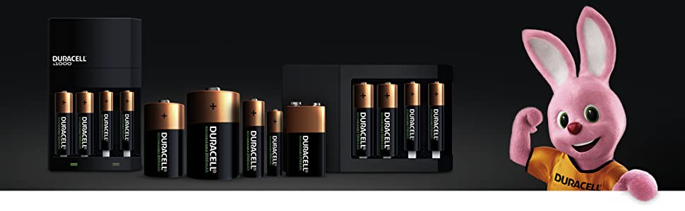 Les chargeurs et les piles rechargeables Duracell