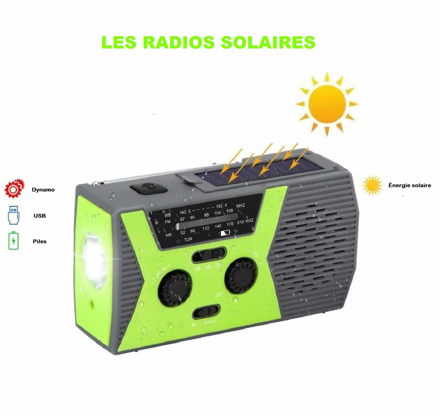 Bon Plan : la batterie de secours à panneau solaire et dynamo Prunus  (torche et radio) est à seulement 26,99 € - NeozOne
