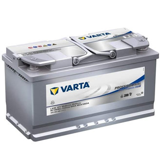 Batterie auxiliaire Varta 95 Ah LA95 - Idéale pour le camping-car