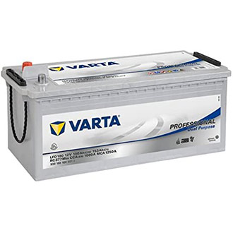 Détails de la batterie décharge lente Varta 180 Ah