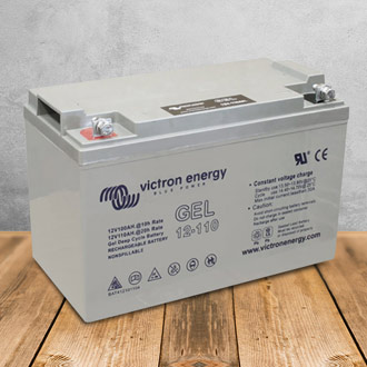 Caractéristiques de la batterie décharge lente Victron Energy BAT412101104 110 Ah