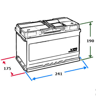Caractéristiques de la batterie à décharge profonde Varta 60 Ah