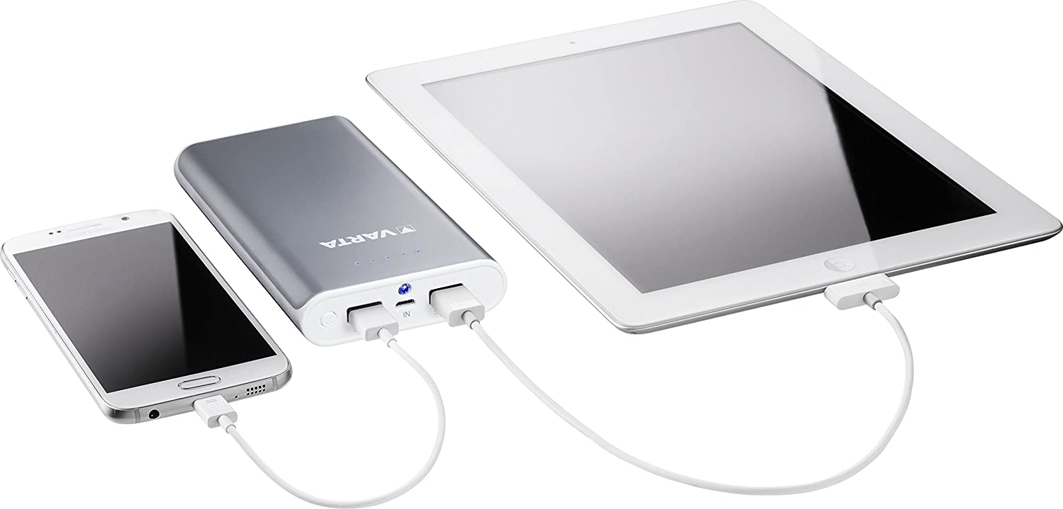 Recharge rapide de votre smartphone ou tablette avec la batterie Varta Powerpack 16000