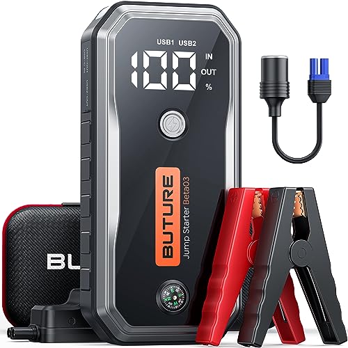 Booster Batterie Voiture BuTure 5000A 26800mAh avec écran LCD