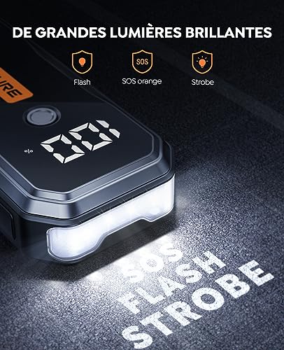 Fonctions d'éclairage LED sur Booster Batterie BuTure