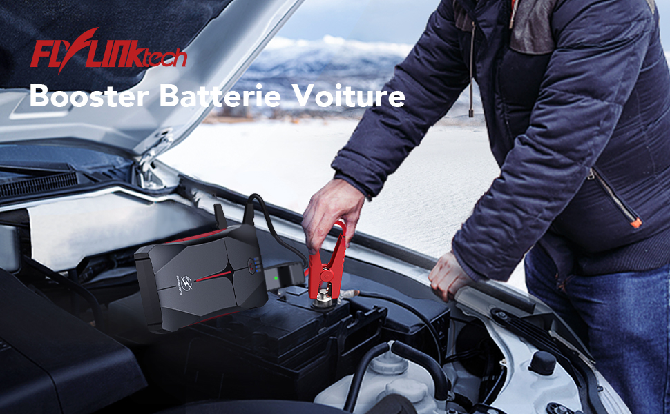 Booster Batterie FLYLINKTECH utilisé en conditions hivernales