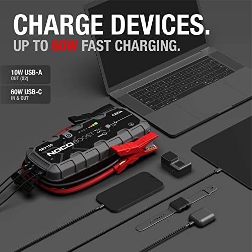 Chargement d'appareils électroniques avec NOCO Boost X GBX155
