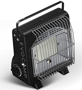 Chauffage et cuisinière à gaz portable Evocamp vue de face