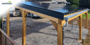 Carport solaire camping-car