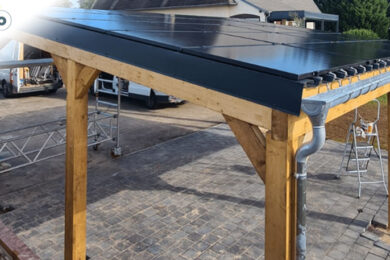 Carport solaire camping-car