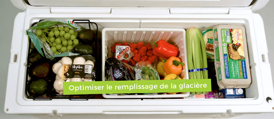 Optimiser le remplissage de sa glacière