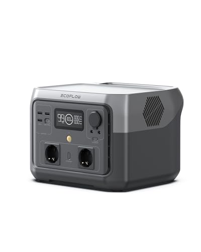 Station électrique portable EcoFlow River 2 Max 512Wh avec écran LCD et prises multiples