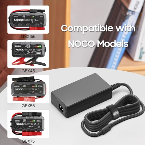 Chargeur HKY compatible avec boosters NOCO GBX45 GBX55 GBX75 GBX155 sur bureau