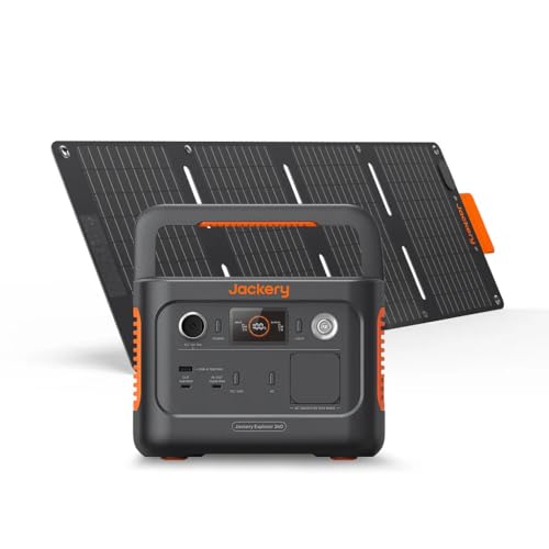 Station électrique portable Jackery Explorer 240 V2 avec panneau solaire pliable 40W