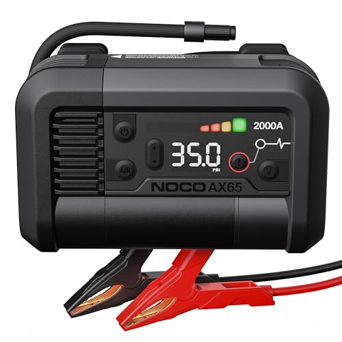 NOCO AX65 booster batterie 2000A avec écran digital et pinces crocodiles