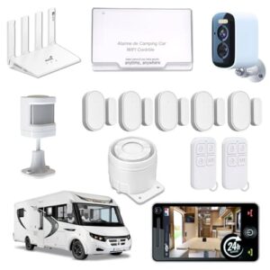 Alarme camping-car WiFi KER Group avec routeur 4G et caméra - vue 1