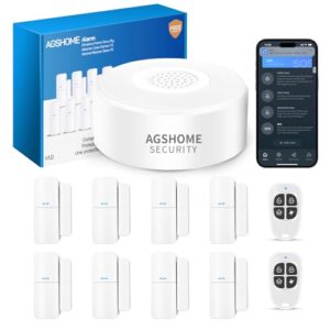 Alarme Maison Sans Fil AGSHOME 11 Pièces WiFi 120dB Alexa - vue 1