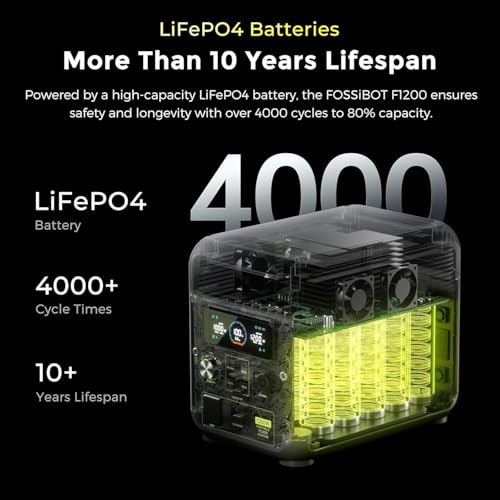 Batterie LiFePO4 haute capacité garantie 4000+ cycles et durée de vie 10 ans