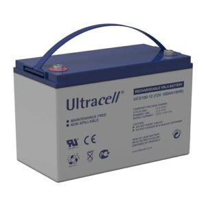 Batterie Ultracell UCG100-12 gel 100Ah 12V avec poignée bleue pour décharge profonde