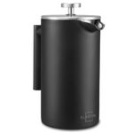 Cafetière à piston isotherme SILBERTHAL 1 litre noir mat double paroi inox