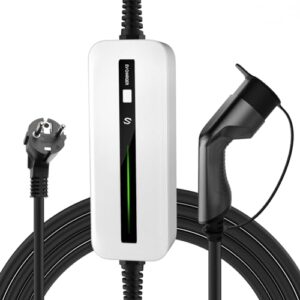 Chargeur Morec Type 2 16A 3,6kW : Câble portable 6m IP66 - vue 1