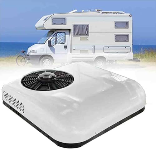 Climatiseur de toit blanc FANYING pour camping-car avec ventilateur visible