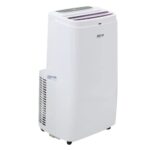 Climatiseur mobile Airton blanc 3500W avec panneau de contrôle digital et grilles ventilation