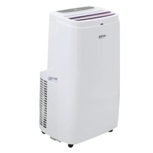 Climatiseur mobile Airton blanc 3500W avec panneau de contrôle digital et grilles ventilation