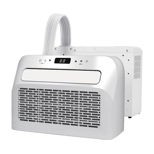 Climatiseur mobile monobloc Kedros Sannover blanc avec écran LCD et grille frontale