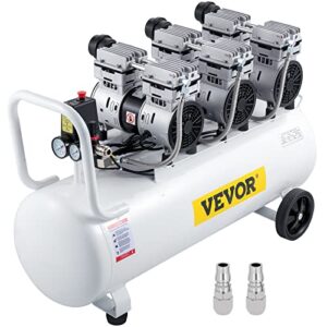 Compresseur d'air VEVOR 80L silencieux sans huile : Test et Avis - vue 1