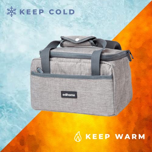Sac isotherme Edihome conservation température chaud froid symboles flocon soleil