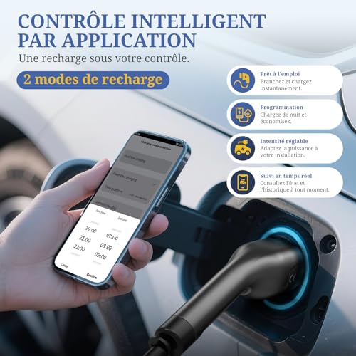 Application mobile AIMILER pour contrôle intelligent de la borne de recharge électrique