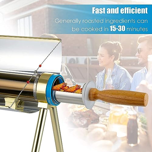 Cuiseur solaire efficace avec cuisson rapide des aliments en 15-30 minutes
