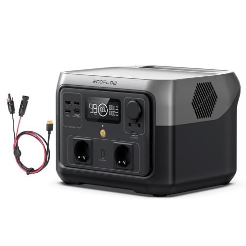 Station électrique portable EcoFlow River 2 Max 512Wh avec écran LCD et prises multiples