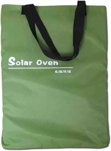 Sac de transport vert Solar Oven avec poignées noires robustes