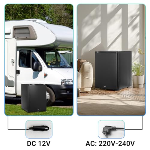 Réfrigérateur SMETA installation camping-car et maison alimentation 12V DC 220-240V AC