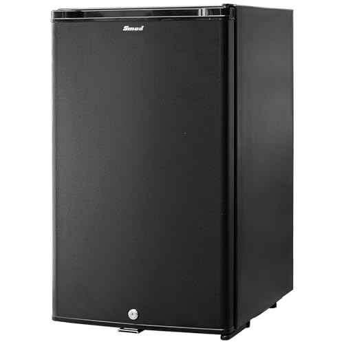 Réfrigérateur compact Smad 50L noir avec serrure pour camping-car et van