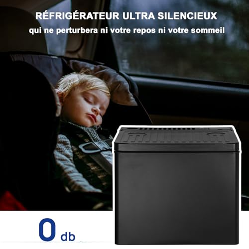 Réfrigérateur ultra silencieux 0 décibels enfant dormant voiture camping