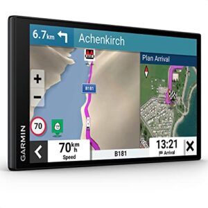 GPS Garmin Camper 795 avec écran 7 pouces affichant navigation camping-car