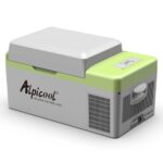 Glacière électrique à compression Alpicool Y20T 20 litres grise et verte avec écran digital