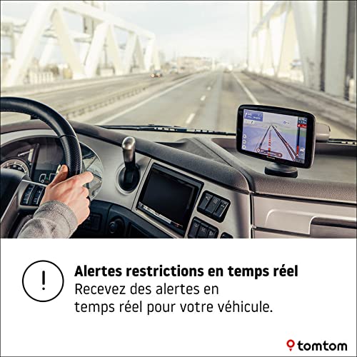 GPS TomTom poids lourds alertes restrictions temps réel navigation tunnel