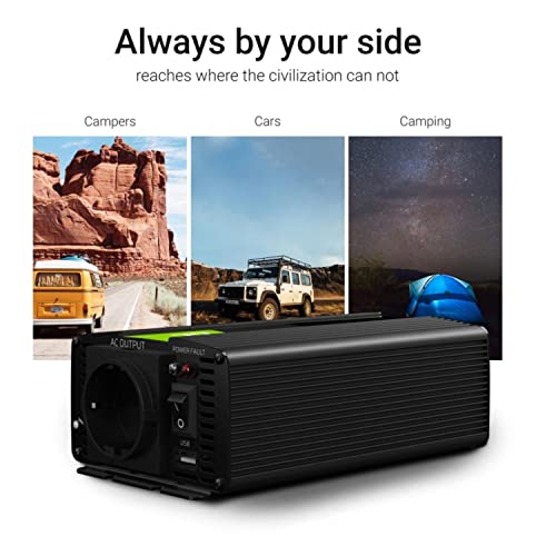 Utilisation convertisseur Green Cell en camping-car van et camping sous les étoiles