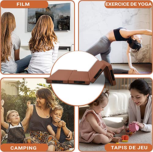 Utilisations multiples matelas Spinko pour yoga camping film et tapis de jeu