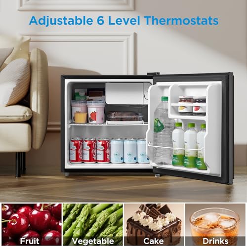 Thermostat ajustable 6 niveaux pour conservation optimale fruits légumes gâteaux boissons